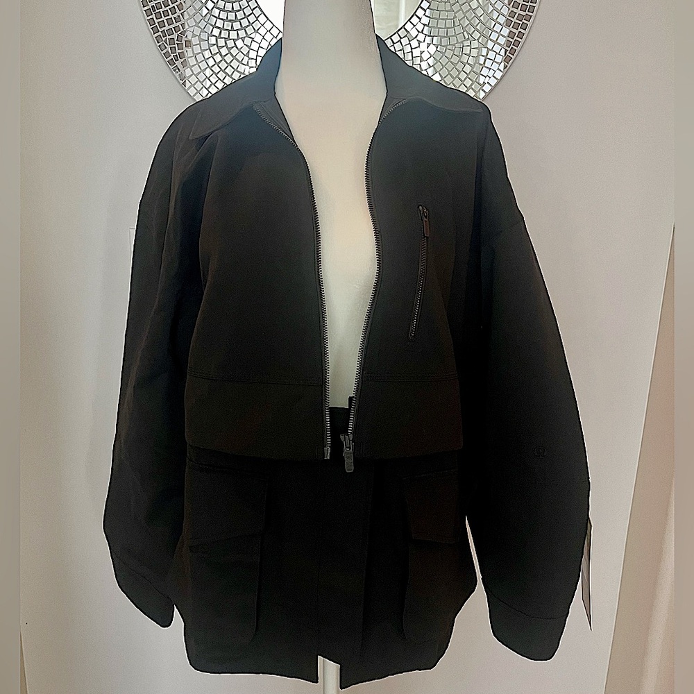 Lululemon Glyde 2in1 Adaptable Jacket, Black, XS - Picture 2 of 6